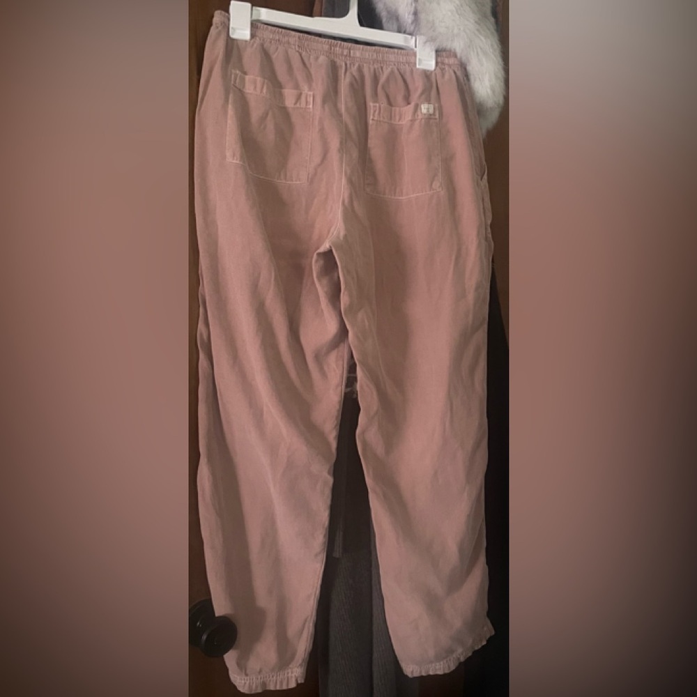 BILLABONG Beachy Keen Womens Casual Pants Dusty Peach Utility Drawstring - Picture 3 of 16